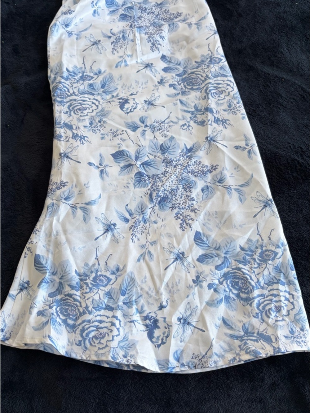 Cider Satin Floral Midi Dress - Picture 5 of 5